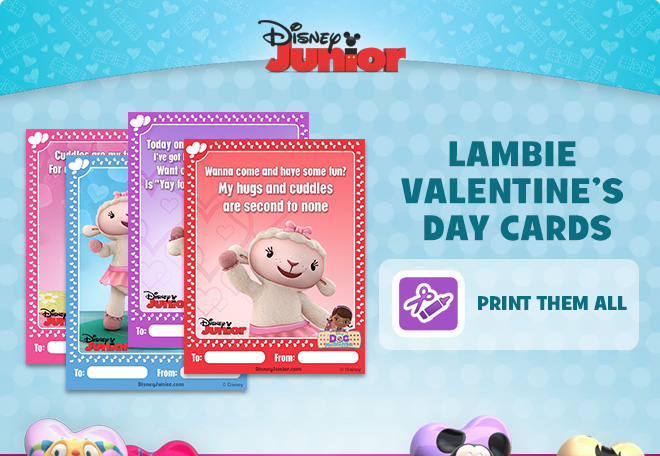 Lambie Valentine’s Day cards