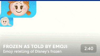 Frozen As Told By Emoji