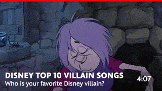 Disney Top 10 Villain Songs
