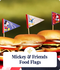 Mickey & Friends Food Flags