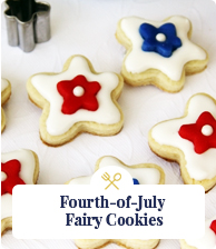 Fourth Of July Fairy Cookies 