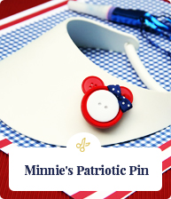 Minnie's Patriotic Pin