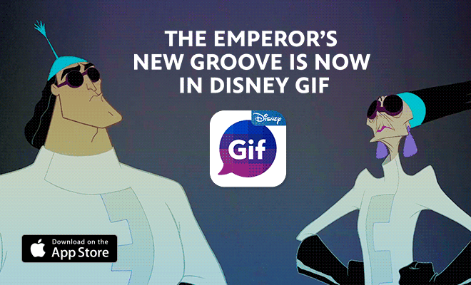 Disney Gif now on Facebook Messenger