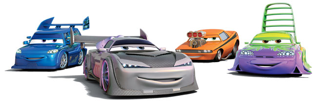 cars disney dj boost snot rod and wingo