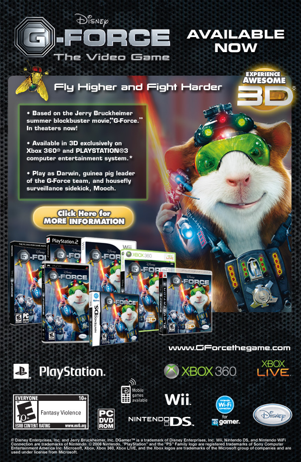 GForce Video Game