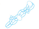 Plucky 3-D Daisy Chains - Step 5