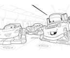 Color with Holley, Finn and Mater!