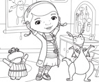 Color with Doc and the gang!