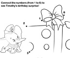 Connect the numbers with Dumbo!