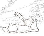 Color this Autumn Scene!
