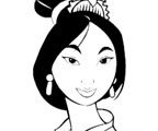 Color with Mulan!