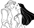 Color with Pocahontas!