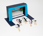 Create shadow puppets of Jake and the crew!
