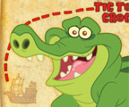 Place the tail on the Croc