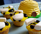 Winnie the Pooh Bee Cupcakes