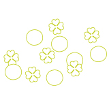 Mickey's Shamrock Day Confetti- Step 3
