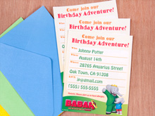 Babar Party Invitations