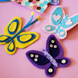 Bambi's Butterfly Bobby Pins