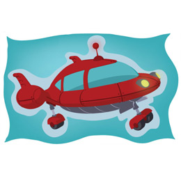 Little Einsteins Party Decoration: Rocket
