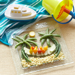 Never Land Palm Tree Veggies