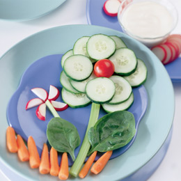 Springtime Veggie Flowers with Ranch Dip Springtime Veggie Flowers with Ranch Dip