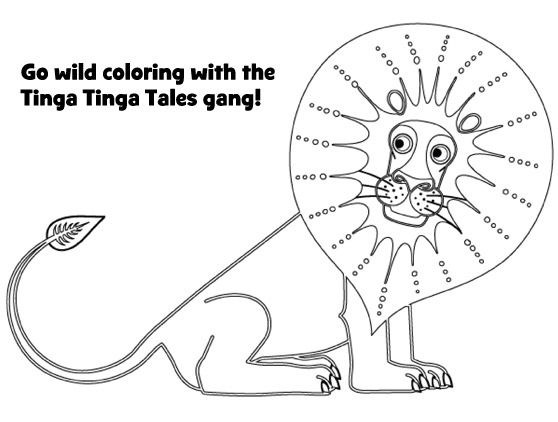 Lion Coloring Page