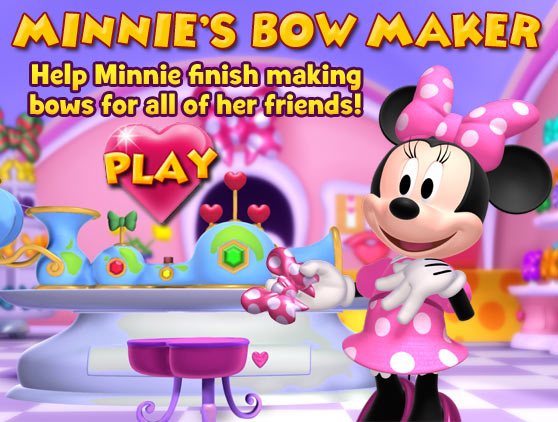 Minnie's Bow-Maker Game