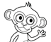 Print and color monkeys from Tinga Tinga Tales!