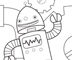 Color and create with Dance-A-Lot Robot!