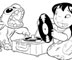 Color with Stitch and his records! Color with Stitch and his records!
