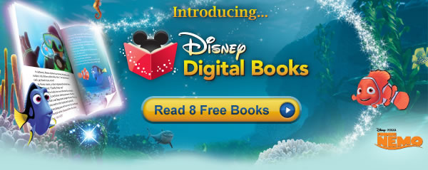 Nemo and Dora from the Disney-Pixar film Finding Nemo - Read 8 Free Disney Digital Books