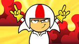 Launch Kick through his stunt!