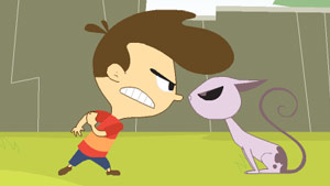 Play Kid vs Kat: Katapult Katastrophe!