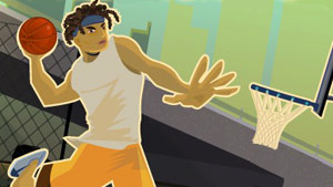 Challenge B-ball's toughest players!