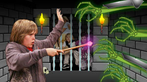 Battle your way through the castle on a Medieval Quest.